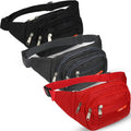 3 Pcs Waist Packs For Men Women Fanny Pack Waist Bag Waist Pouch Bag Crossbody Waterproof Fanny Pack Hip Bum Bag For Travel Spor
