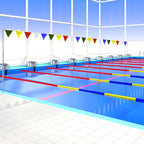 Water Gear Backstroke Flags - Meets All Regulations - Heavy-Duty Vinyl - Great For Swimmers And Divers - Competitive Swim Gear -