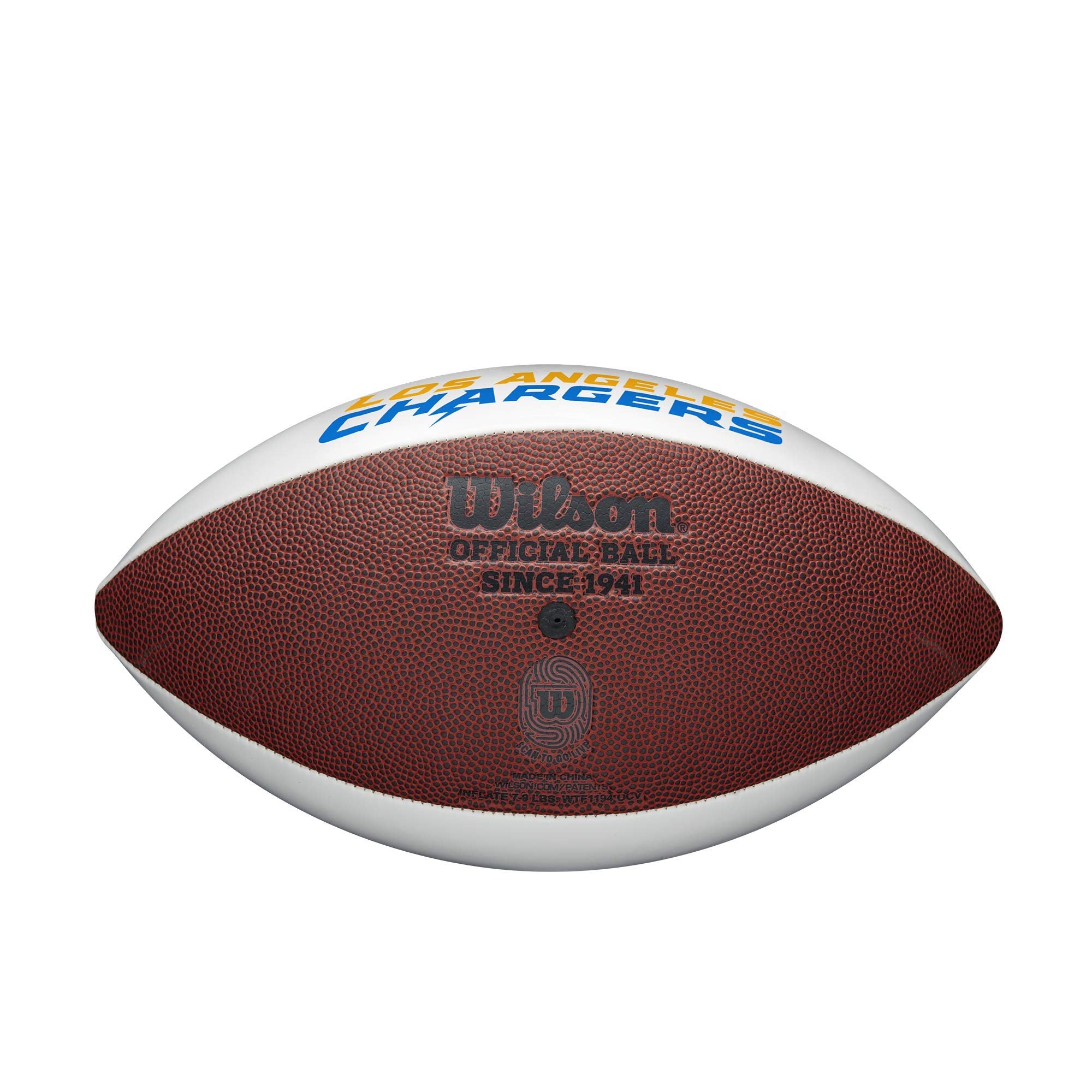 Wilson Nfl Live Team Autograph Football-Los Angeles Chargers