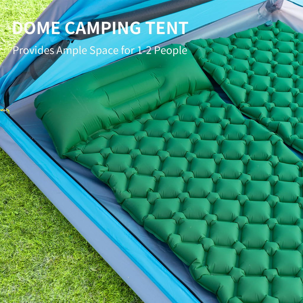 Jelucamp 1/2 Person Dome Tents For Camping, Lightweight Portable Single Backpacking Tent, Small Easy Setup Outdoor Waterproof Ca