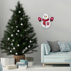 Rico Industries Ncaa Indiana Hoosiers Snowman Shape Cut Pennant - Home And Living Room D  Cor - Soft Felt Ez To Hang, 18X0.10X18