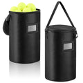 Aliceset 2 Pcs Portable Tennis Ball Basket Compatible with Pickleball Golf Training, Carrying and Storage