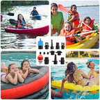Inflatable Sup Pump Adaptor, Paddle Board Sup Valve Adapter With 9 Standard Conventional Air Pump Adapter For Inflatables, Paddl