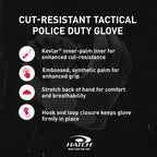 Hatch Streetguard With Kevlar Cut Resistant Glove, Black, X-Large