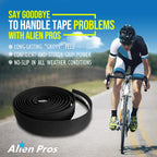 Alien Pros Bike Handlebar Tape Eva (Set Of 4) Black - Enhance Your Bike Grip With These Bicycle Handle Bar Tape - Wrap Your Bike