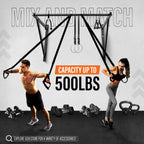 Yes4All Heavy Duty Wall Mounted Pull Up Bar - Chin Up Bar/Pull Up Bar Wall Mount,30 Lbs - Support Up To 500 Lbs (Black)