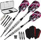 Viper Grim Reaper 80% Tungsten Soft Tip Darts With Storage/Travel Case, Coarse Knurling, 16 Grams