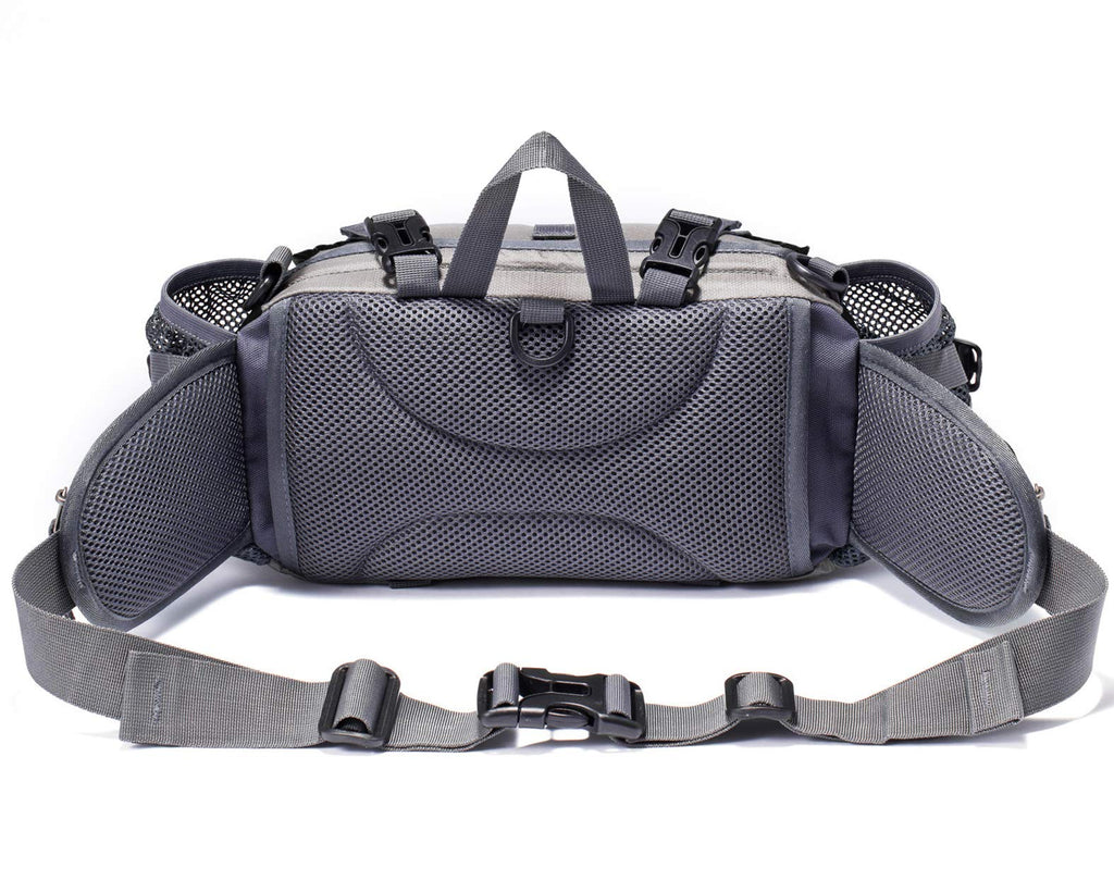 Viscne Outdoor Fanny Pack Hiking Fishing Waist Bag 2 Water Bottle Holder Lumbar Pack