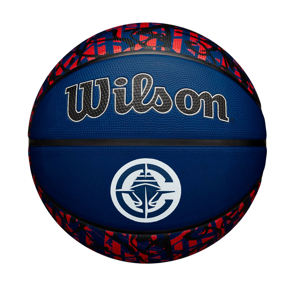 Wilson Nba Team Graffiti Basketball - Los Angeles Clippers, Size 7-29.5''