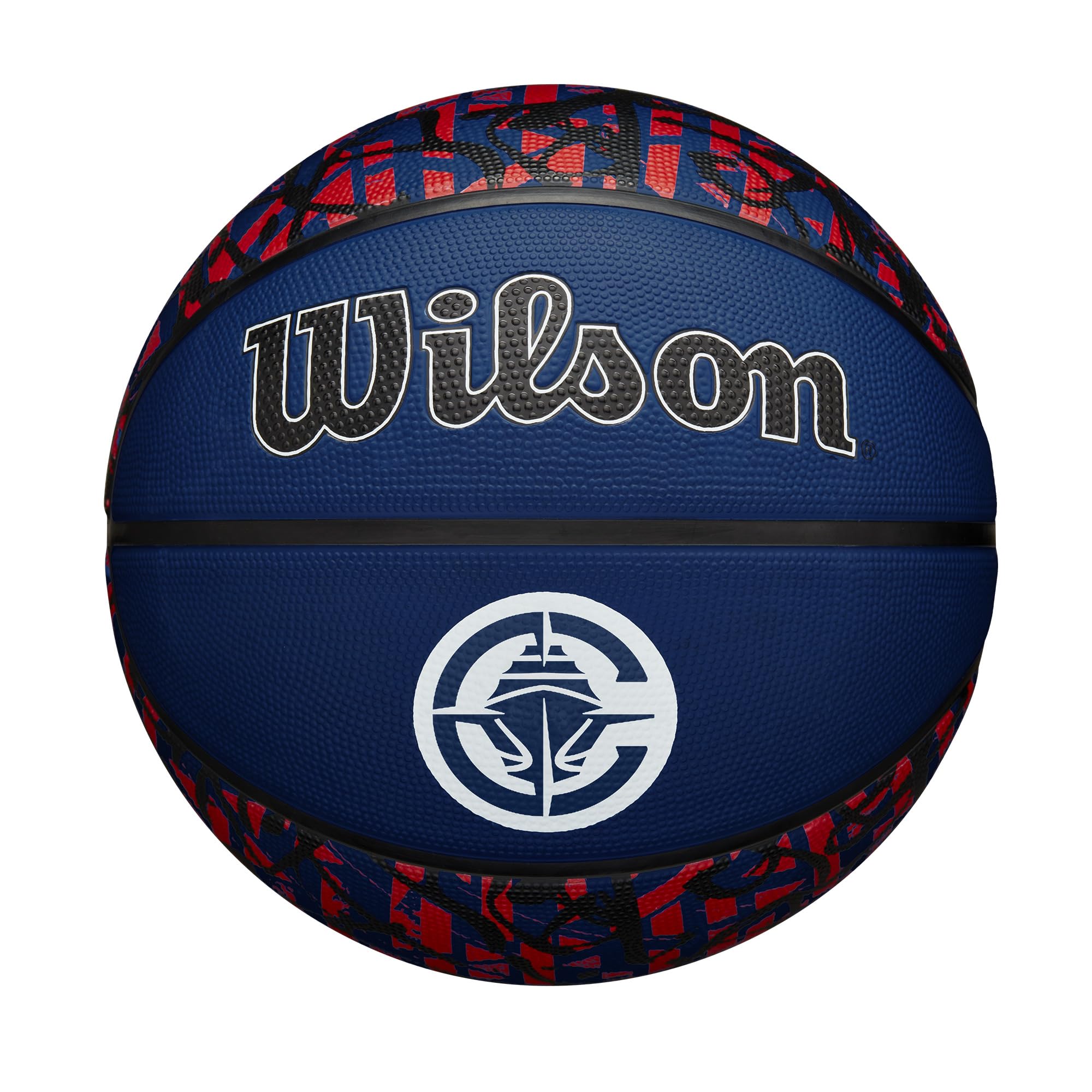 Wilson Nba Team Graffiti Basketball - Los Angeles Clippers, Size 7-29.5''
