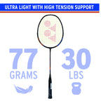 Yonex Nanoray Light 18I Graphite Badminton Racquet (Black)