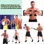 Gofitness Push Down Bar Machine - Chest Expander At Home Workout Equipment, Arm Exerciser - Portable Spring Resistance Exercise