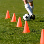 Novelty Place Multipurpose Training Cones (Set Of 12), Soft & Durable Traffic Cone For Safety, Agility, Soccer, Football & Other