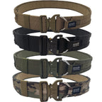 Ayin Tactical Belt Quick Release Rigger Molle Belt 1.5 Inch Inner & 2 Inch Outer Range Tactical Heavy Duty (Multicam, Lg-Xl)