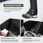 Unigear Snow Leg Gaiters, Waterproof Boot Gaiters For Hiking Walking Climbing Hunting Skiing 1000D Fabric (Large)