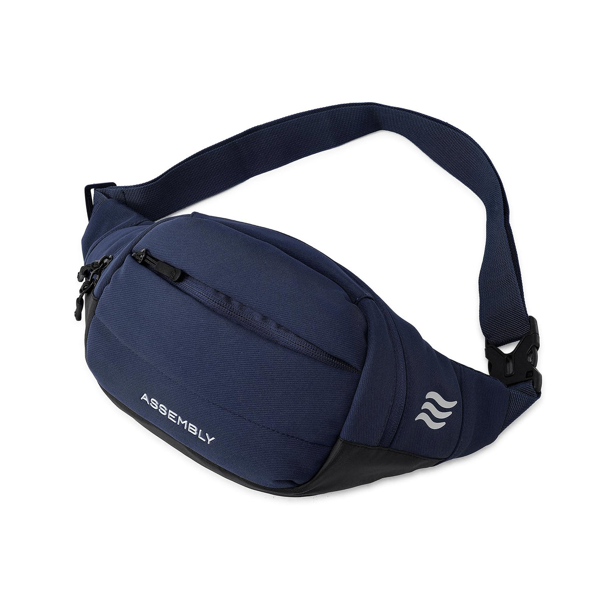 Assembly Fanny Pack With Splashproof Design & Adjustable Belt, 3Way Convertible Crossbody Sling Bag For Travel, Festivals & Eve