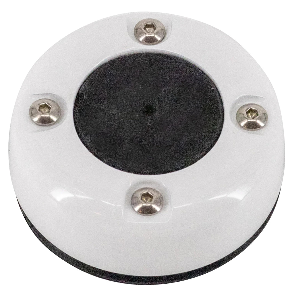 Seaview | Round Cable Gland | Marine Grade Waterproof Cable Pass Through Cable Seal | Cg30Sw - White Powder Coated Stainless Ste