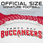 Franklin Sports Nfl Tampa Bay Buccaneers Autograph Football - Official Size White Panel Souvenir Football For Autographs + Signa
