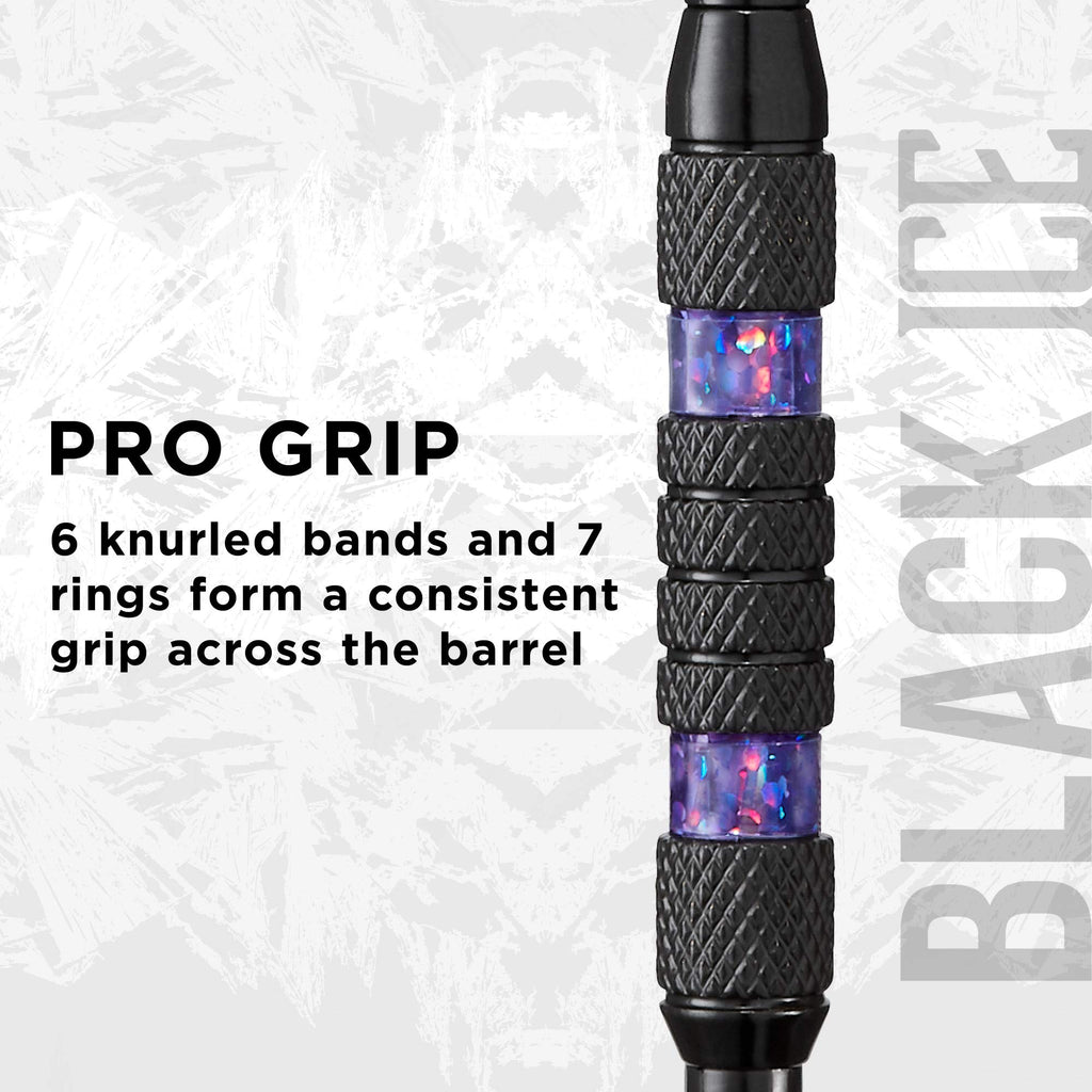 Viper Black Ice Soft Tip Darts With Purple Rings, 16 Grams