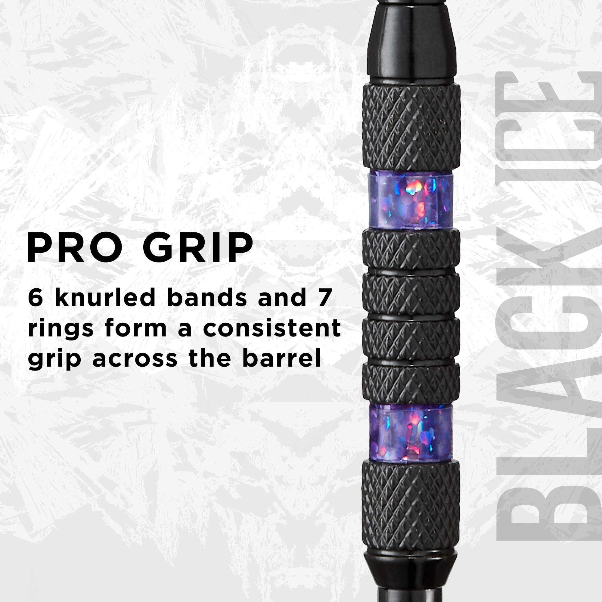 Viper Black Ice Soft Tip Darts With Purple Rings, 16 Grams