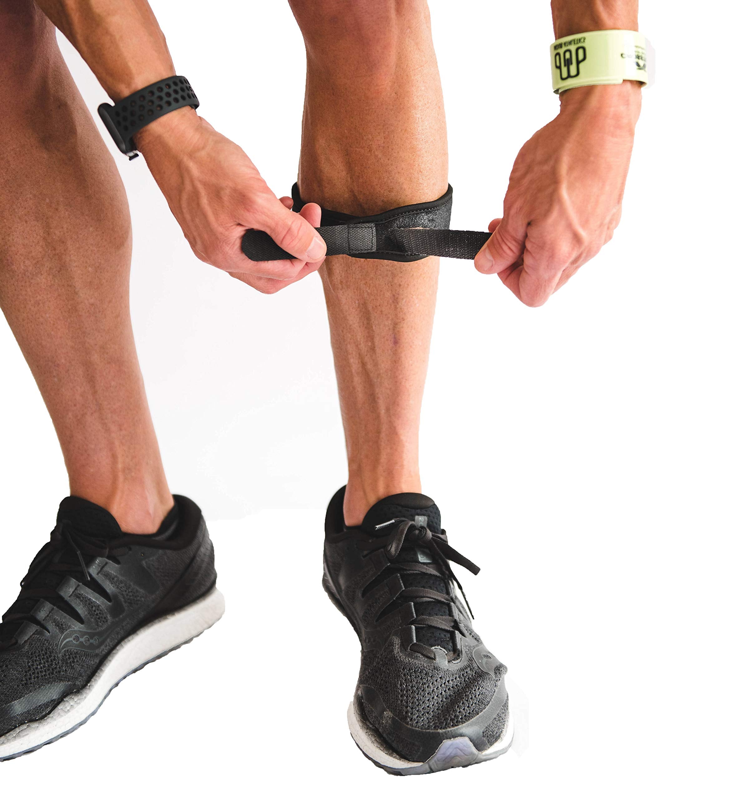 Crosstrap Shin Splint Support Strap  Adjustable Neoprene Shin Splint & Leg Compression Support Strap For Strains, Injuries, Pain