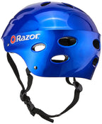 Razor V-17 Youth Muli-Sport Helmet, Gloss Blue