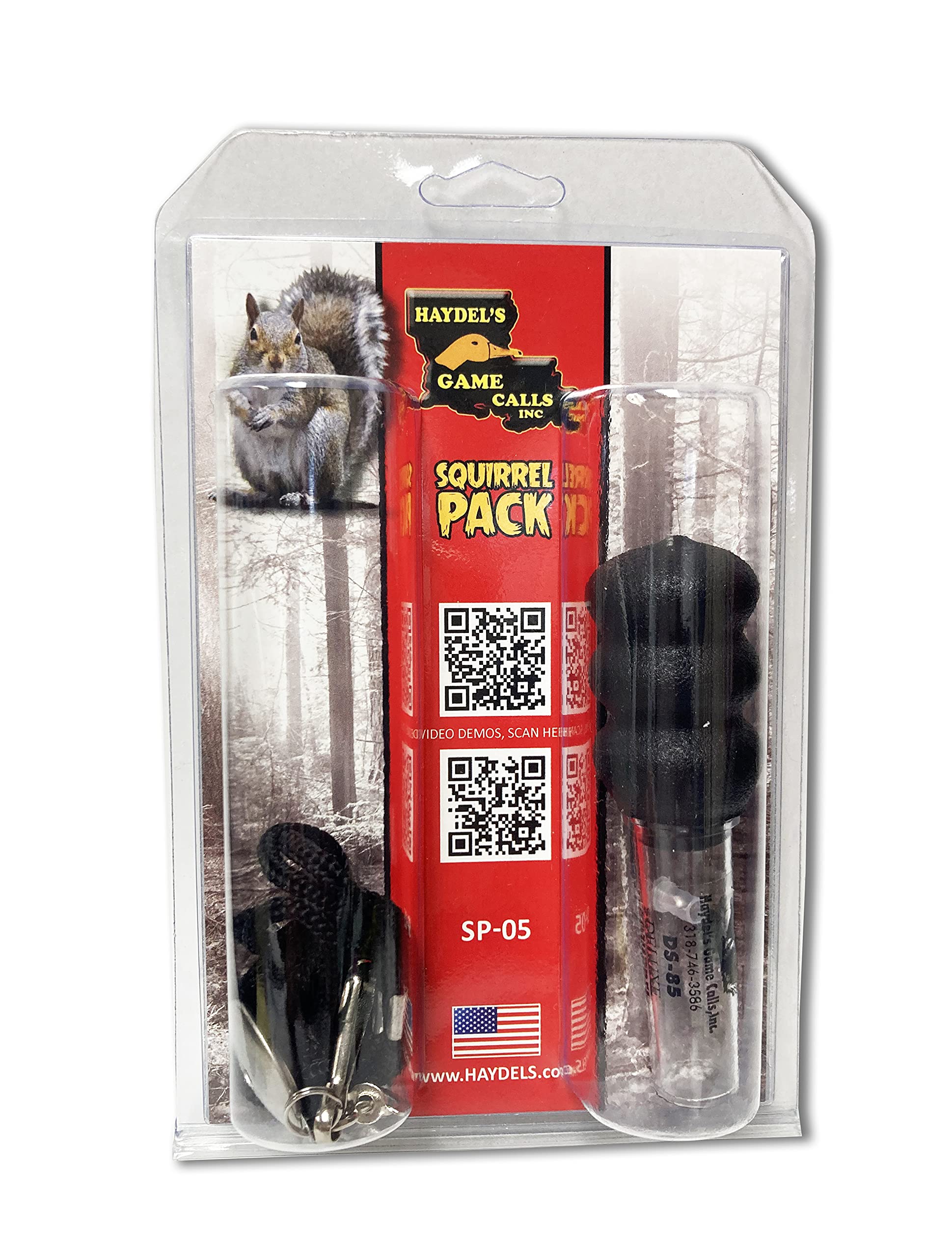 Haydels Game Calls, Inc. SP-05 Squirrel Call Pack Squirrel Calls for Hunting.