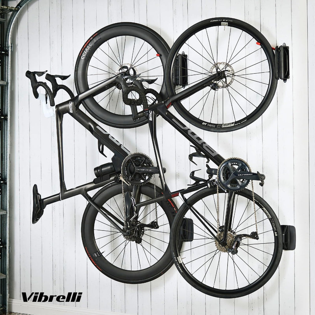 Vibrelli Swivel Bike Wall Mount - Vertical Bike Rack Garage - Bike Hangers For Garage - Bike Storage Garage - Bike Hanger For Mt