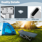 Slsy Folding Camping Cot Xl, Folding Cot Camping Cot For Adults Portable Folding Outdoor Cot With Carry Bags For Outdoor Travel