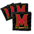 YouTheFan Officially-Licensed NCAA Maryland Terrapins Set of 4 Cornhole Bags - All Weather Regulation 6    x 6    Size - 16oz We