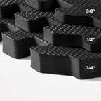 We Sell Mats Interlocking Anti-Fatigue Eva Foam Floor Mat, Brown, 6 Pack