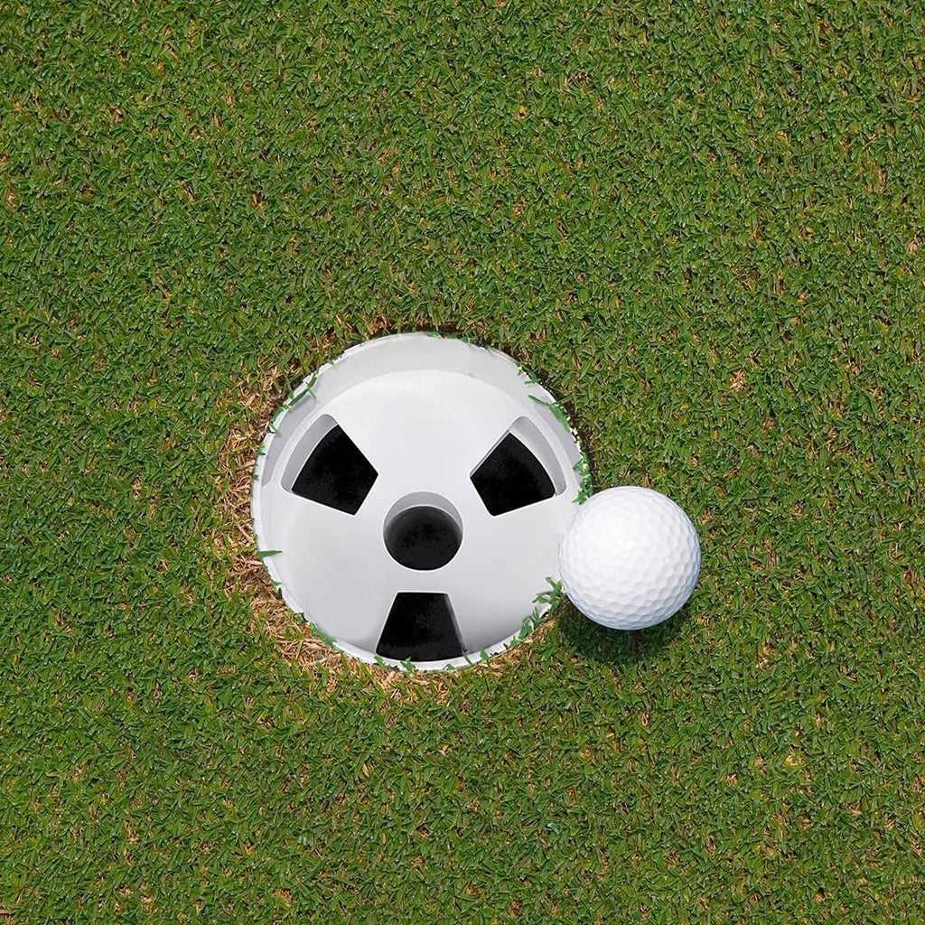 Xcellent Golf Green Cups Plastic Golf Hole Cups For Backyard Practice Putting Green,Outdoor Indoor Golf Putting Cup,2Pcs Practic
