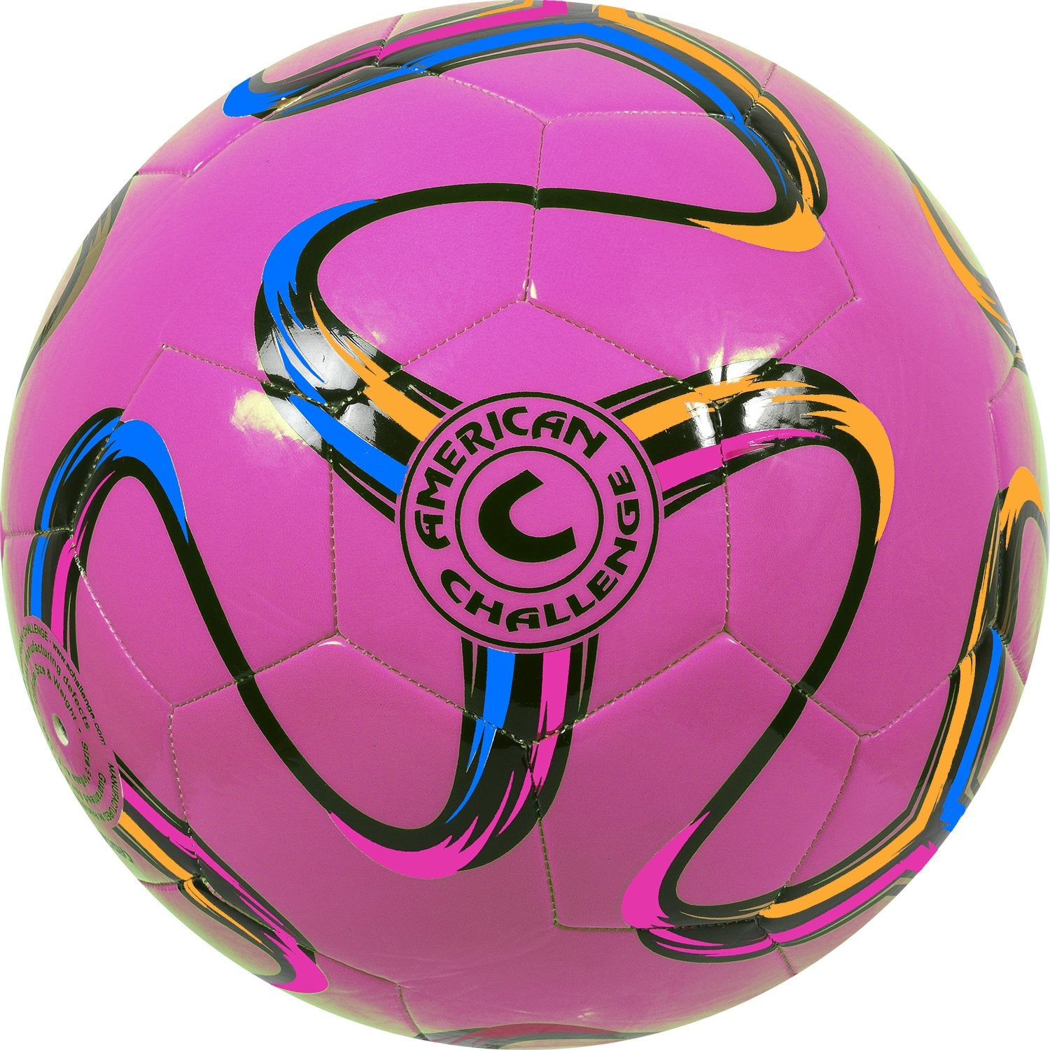 American Challenge Brasilia Soccer Ball (Raspberry, 4)