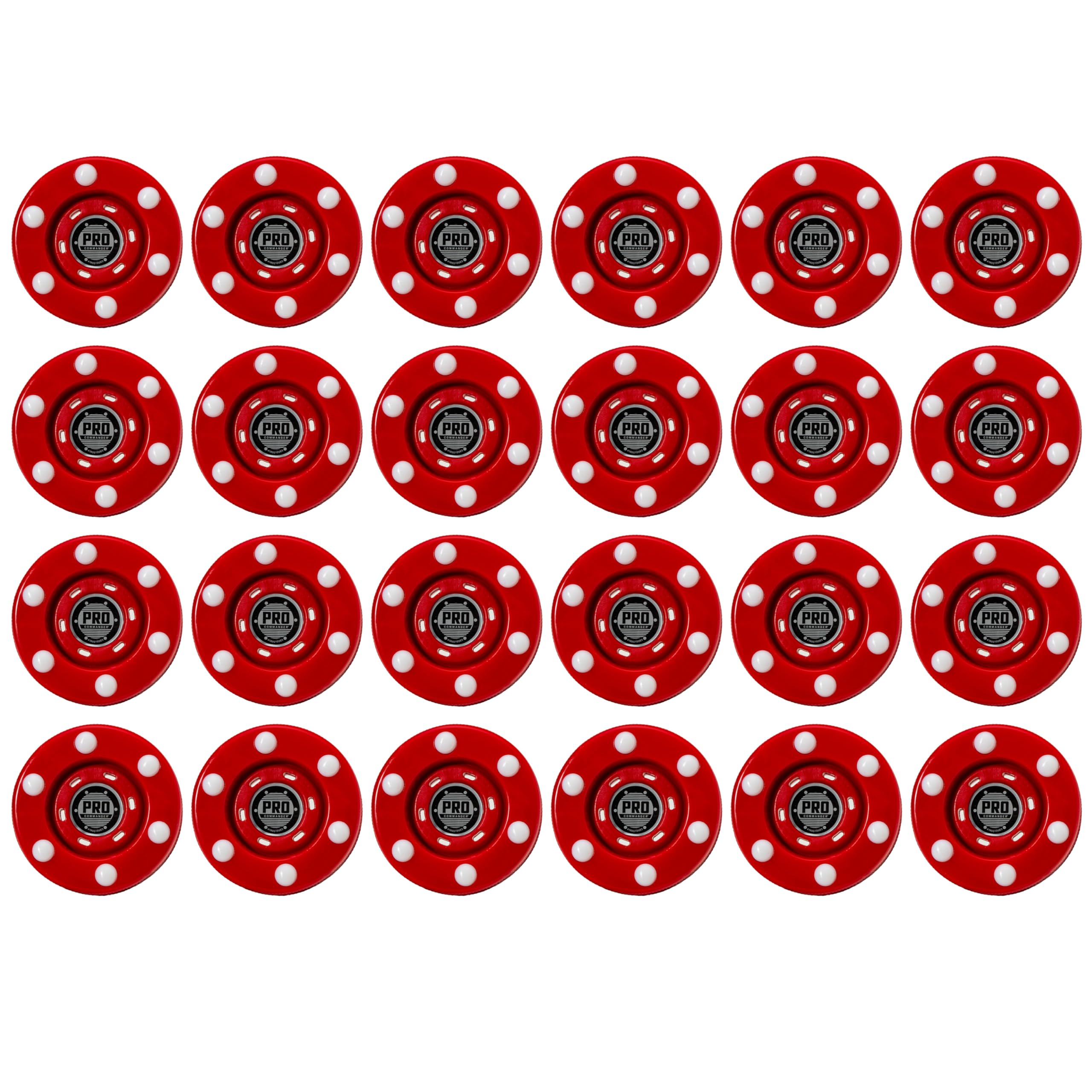 Franklin Sports Unisex Teen Pack Franklin Sports Nhl Street Roller Hockey Pucks 24 Pro Commander Outdoor Roller Hockey Pucks For