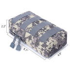Tacticool 2 Pack Molle Pouches - Tactical Compact Water-Resistant Edc Pouch (2 Pack-Acu)