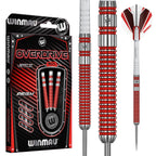 Winmau Overdrive Tungsten Steeltip Darts Set 25G With Prism Flights And Shafts (Stems)
