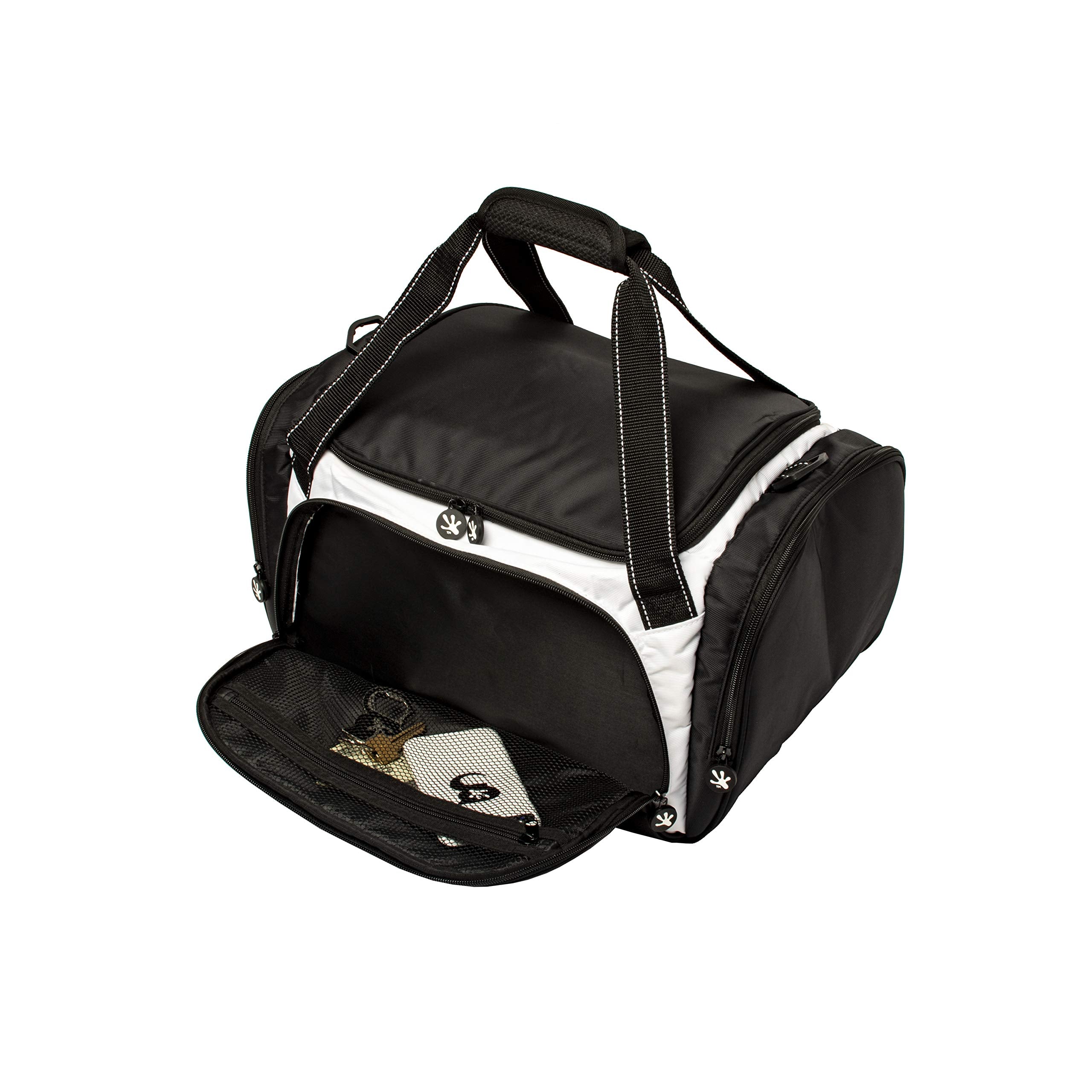 Geckobrands Duffel Cooler, White/Black, Box
