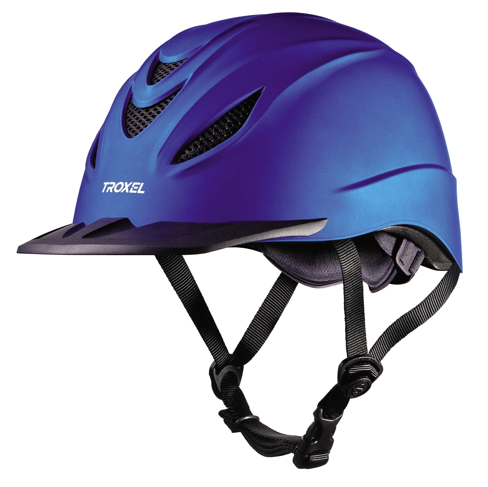 Troxel Intrepid Saddle Horse Riding Helmet, Low-Profile Adjustable Design, Safety Horseback Riding Gear, Small (6-5/8-7), Indigo