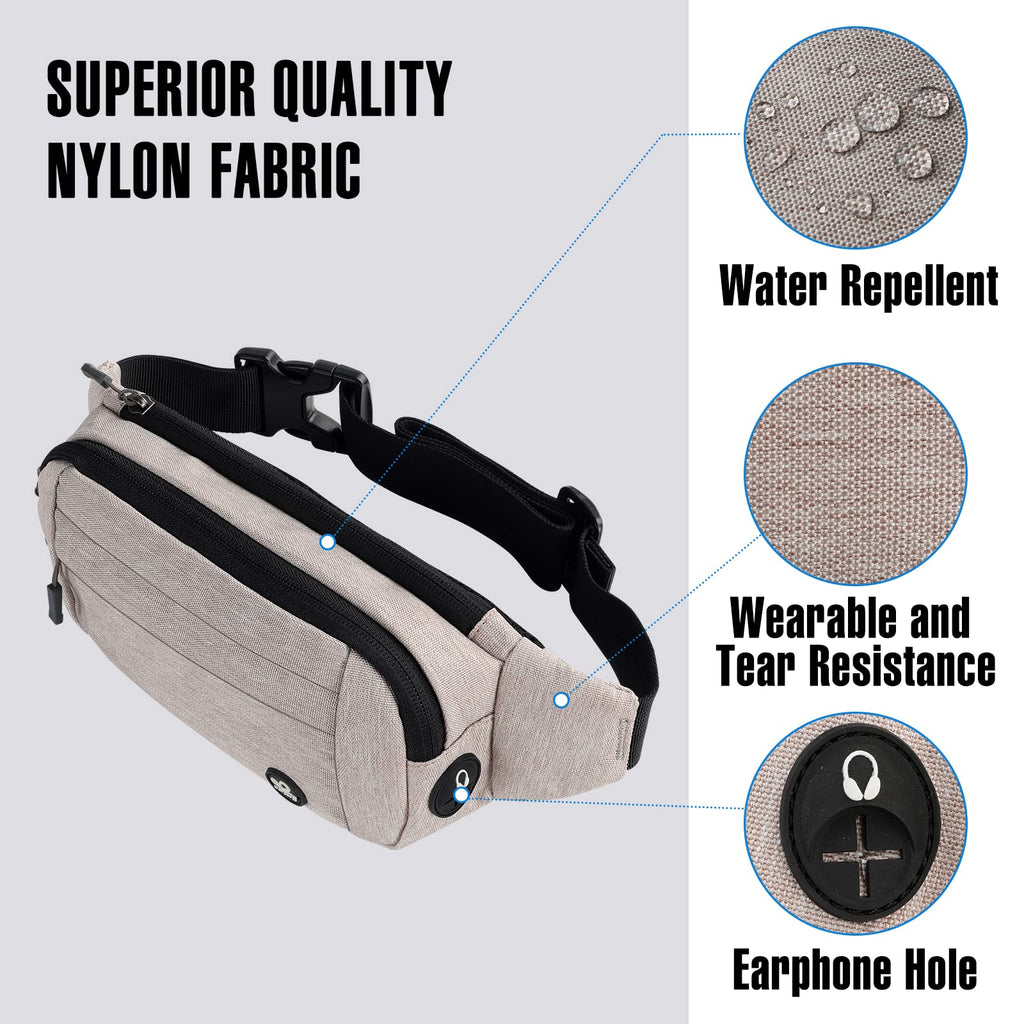 Waterfly Fanny Pack Waist Bag: Runner Small Hip Pouch Bum Bag Running Fannie Pack Phanny Fannypack Waistpack Bumbag Beltbag Spor