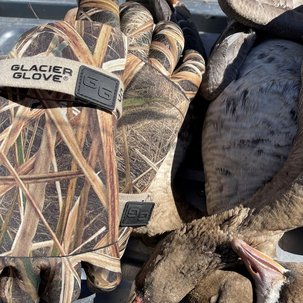Glacier Glove Pro Waterfowler Gloves - Xl - Shadowgrass Blades