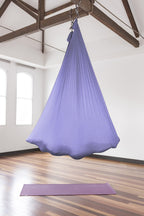 Pinc Active Silk Aerial Yoga Swing & Hammock Kit For Improved Yoga Inversions, Flexibility & Core Strength - Lilac