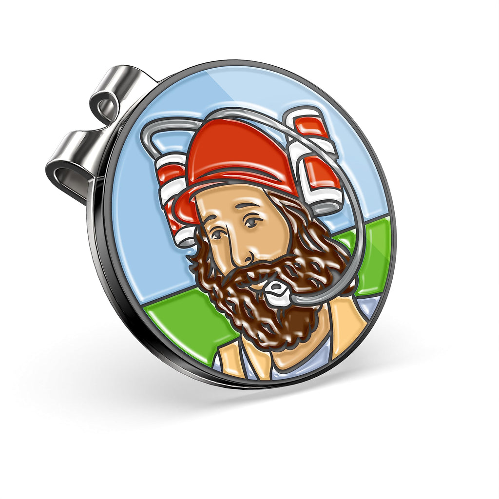 Gilmore Cracker Golf Ball Marker And Magnetic Hat Clip, Plus Bonus Drunk Caddy Golfball Marker - Fun, Unique, And Must-Have Golf