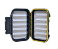 Outdoor Planet Black Waterproof Fly Box Slit Foam Fly Fishing Box