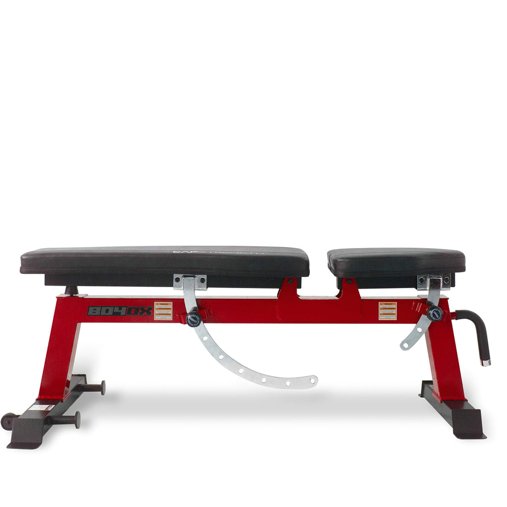 Cap Barbell Deluxe Utility Weight Bench, Red (Fm-Cs804Dx-Rd)
