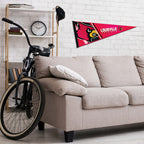 Rico Industries Ncaa Louisville Cardinals Primary 12'' X 30'' Felt Wall D  Cor Pennant - Great For Home/Bed Room/Man Cave D  Cor