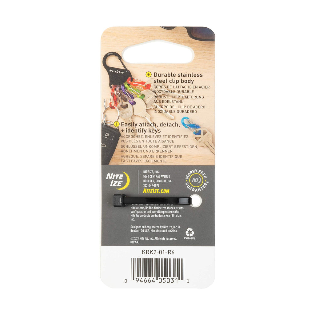 Nite Ize Krk2-01-R6 Blackassorted Keyrack S-Biner