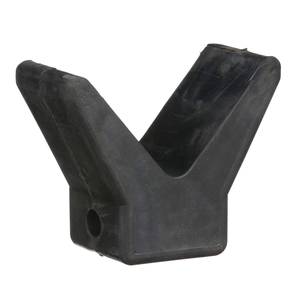 Attwood 11200-1 Boat Trailer Rubber Bow Stop V-Block, Black, 2-Inch By 2-Inch