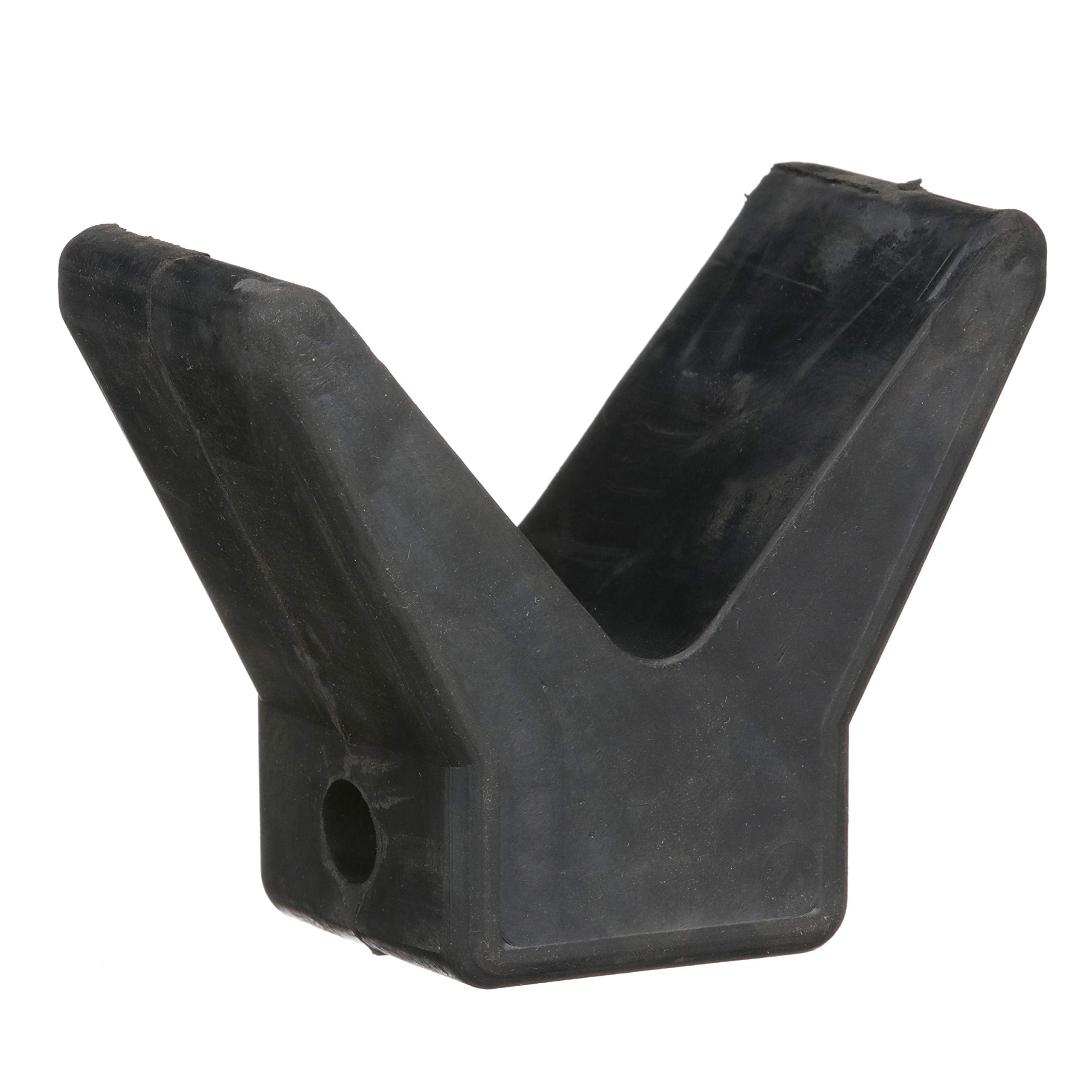 Attwood 11200-1 Boat Trailer Rubber Bow Stop V-Block, Black, 2-Inch By 2-Inch