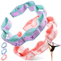 2 Pcs Stretch Strap for Kids Elastic Gymnastic Stretching Ballet Dance Band with 8 Loops Adjustable Exercise Training Resistance