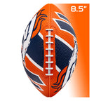 Franklin Sports Nfl Denver Broncos Football - Youth Football - Mini 8.5'' Rubber Football - Perfect For Kids - Team Logos And Co